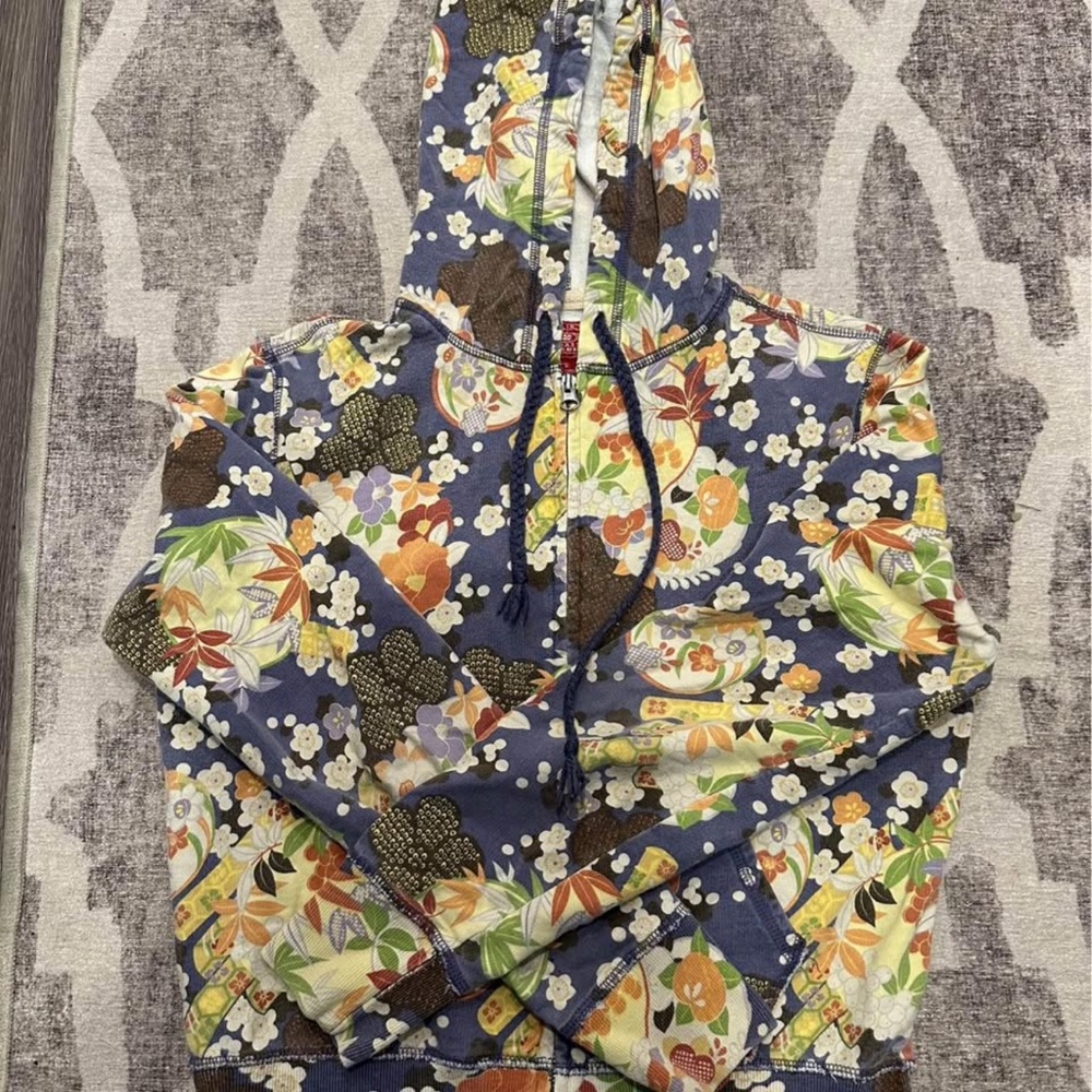 Vintage Lucky Brand Zip Up Hoodie